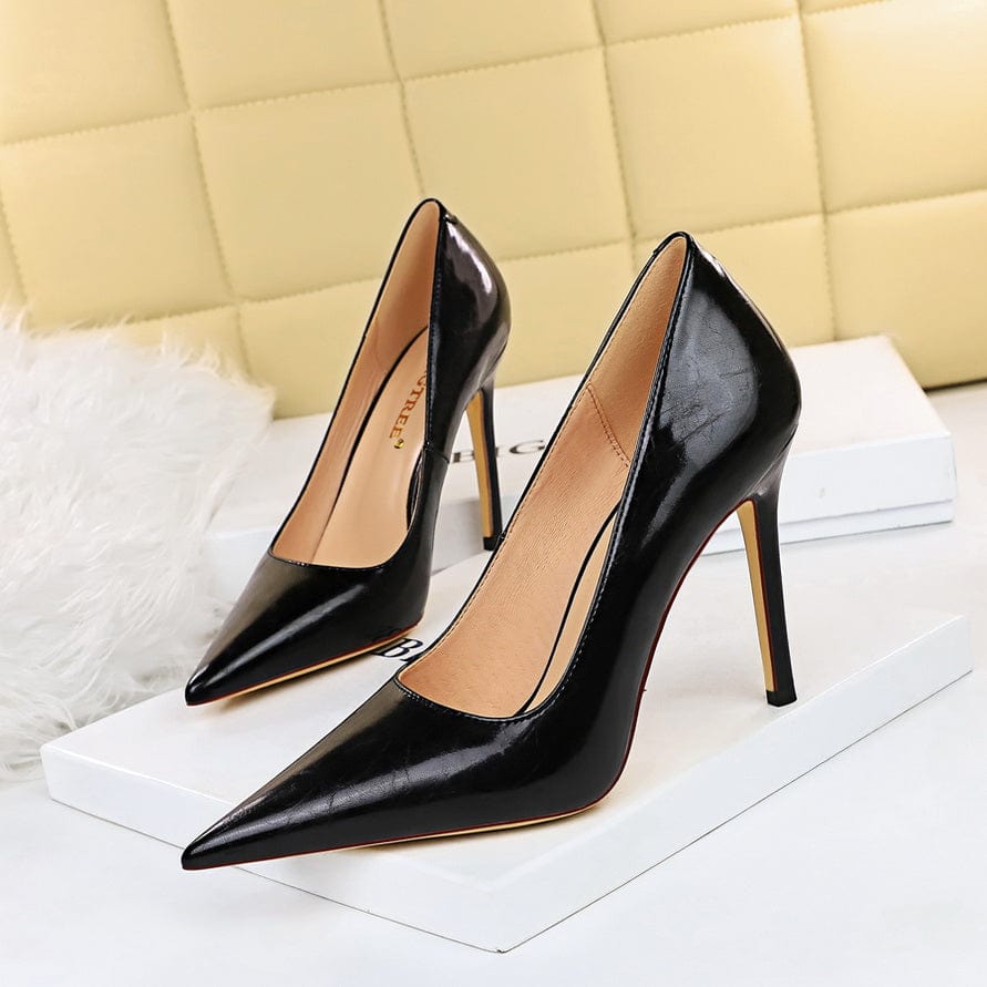 Point Toe Stiletto Heeled Pumps Newgew