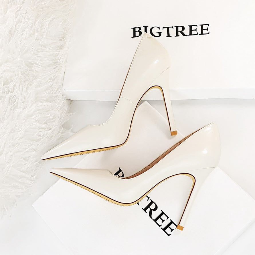 Point Toe Stiletto Heeled Pumps Newgew