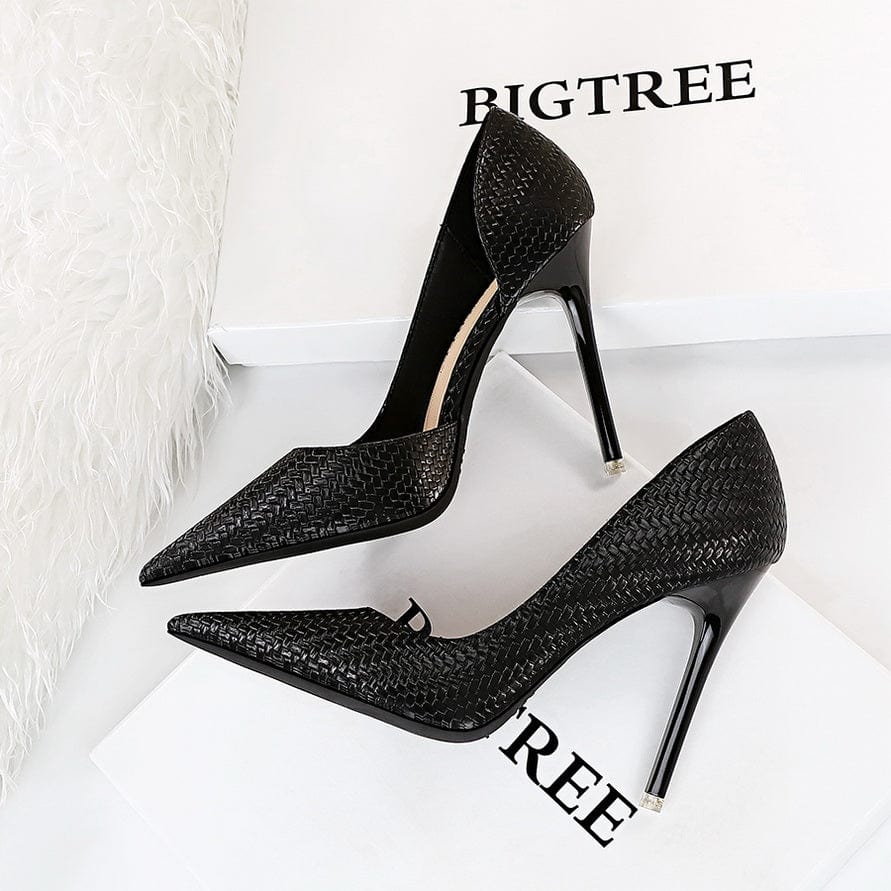 Point Toe Stiletto Heeled Pumps Newgew