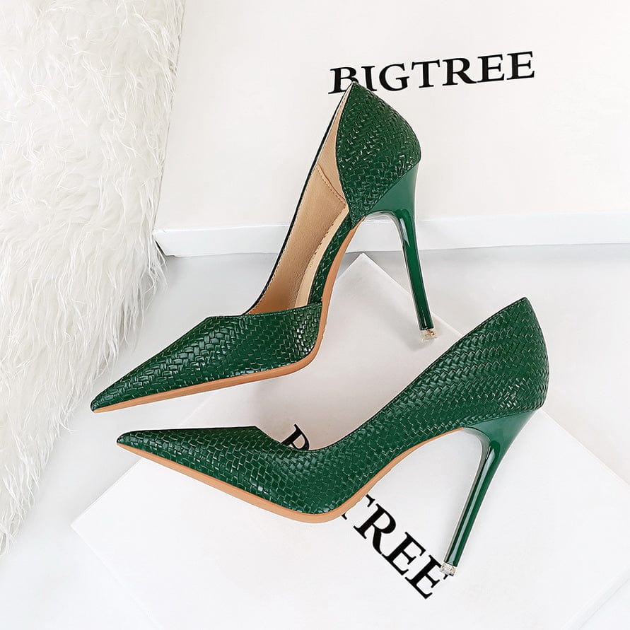 Point Toe Stiletto Heeled Pumps Newgew