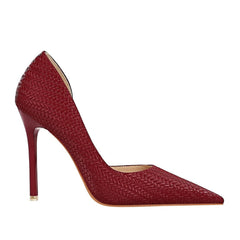 Point Toe Stiletto Heeled Pumps Newgew