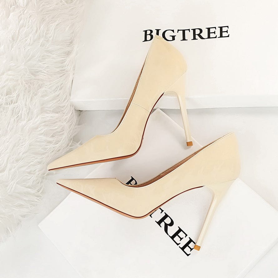 Point Toe Stiletto Heeled Pumps Newgew