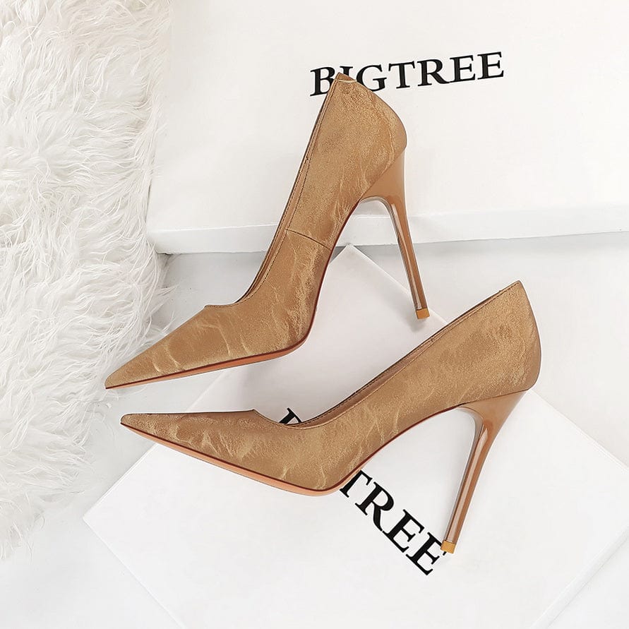 Point Toe Stiletto Heeled Pumps Newgew