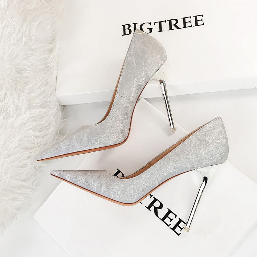 Point Toe Stiletto Heeled Pumps Newgew