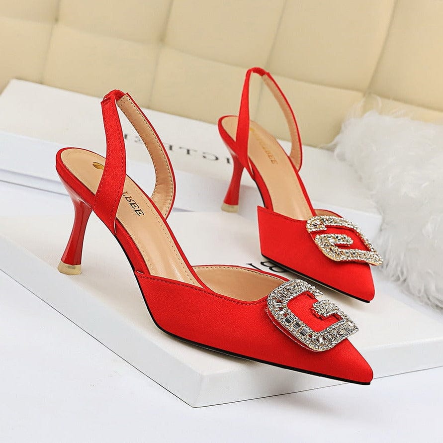 Jewelled Point Toe Pumps Newgew