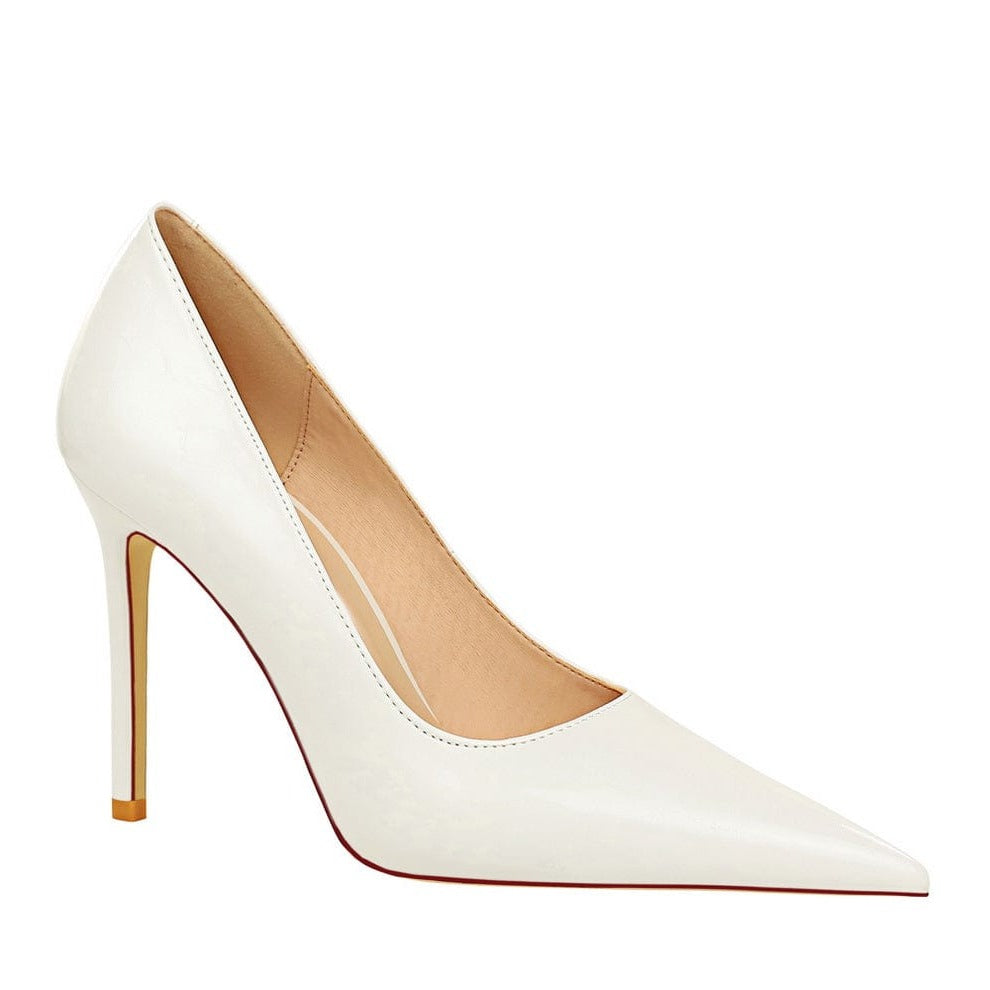 Point Toe Stiletto Heeled Pumps Newgew