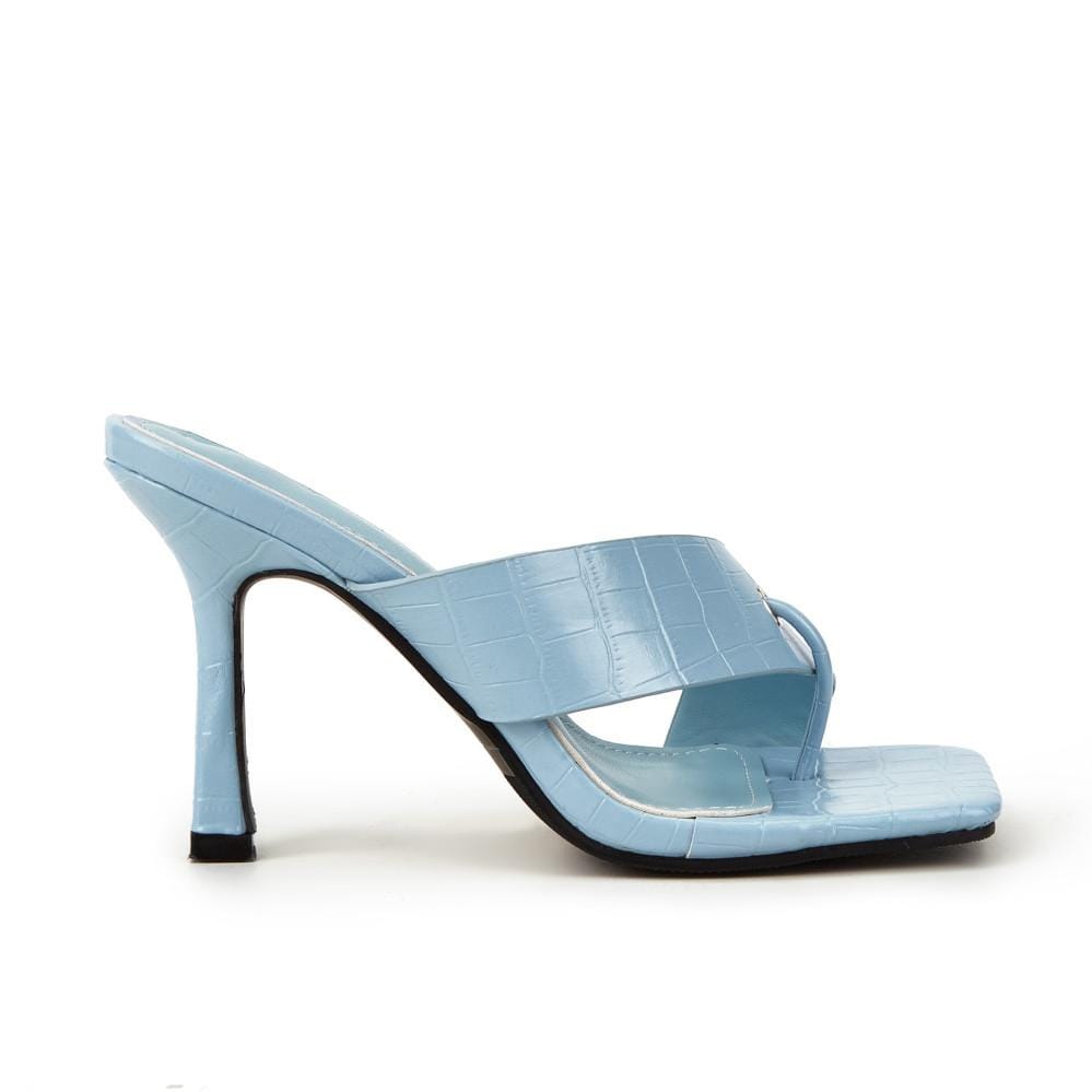 Solid Color Casual Heeled Sandals Newgew