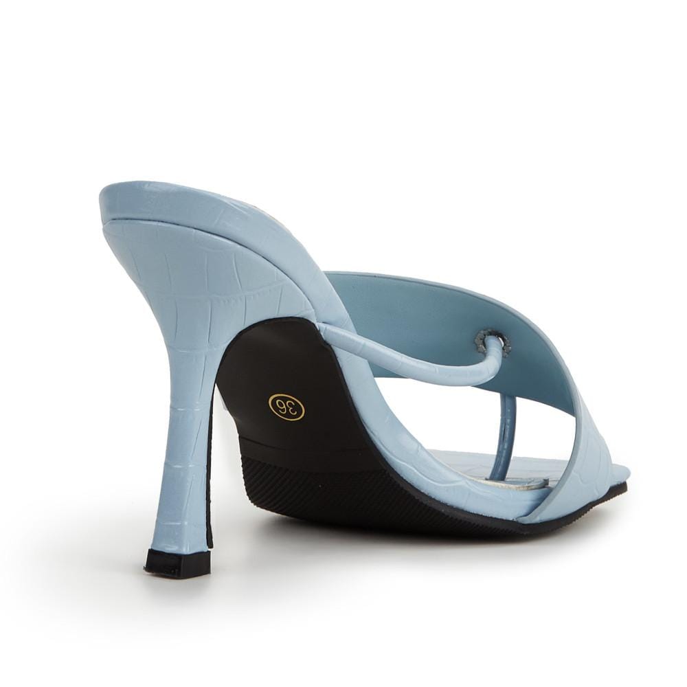 Solid Color Casual Heeled Sandals Newgew