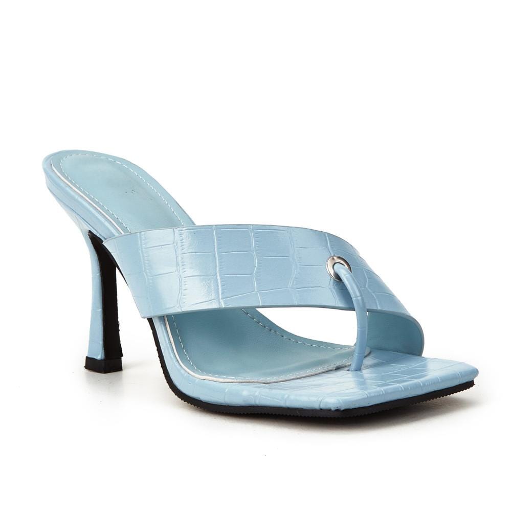 Solid Color Casual Heeled Sandals Newgew