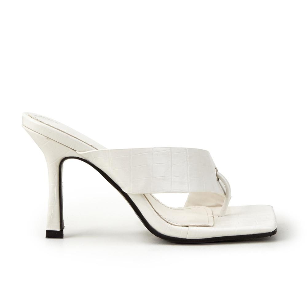 Solid Color Casual Heeled Sandals Newgew