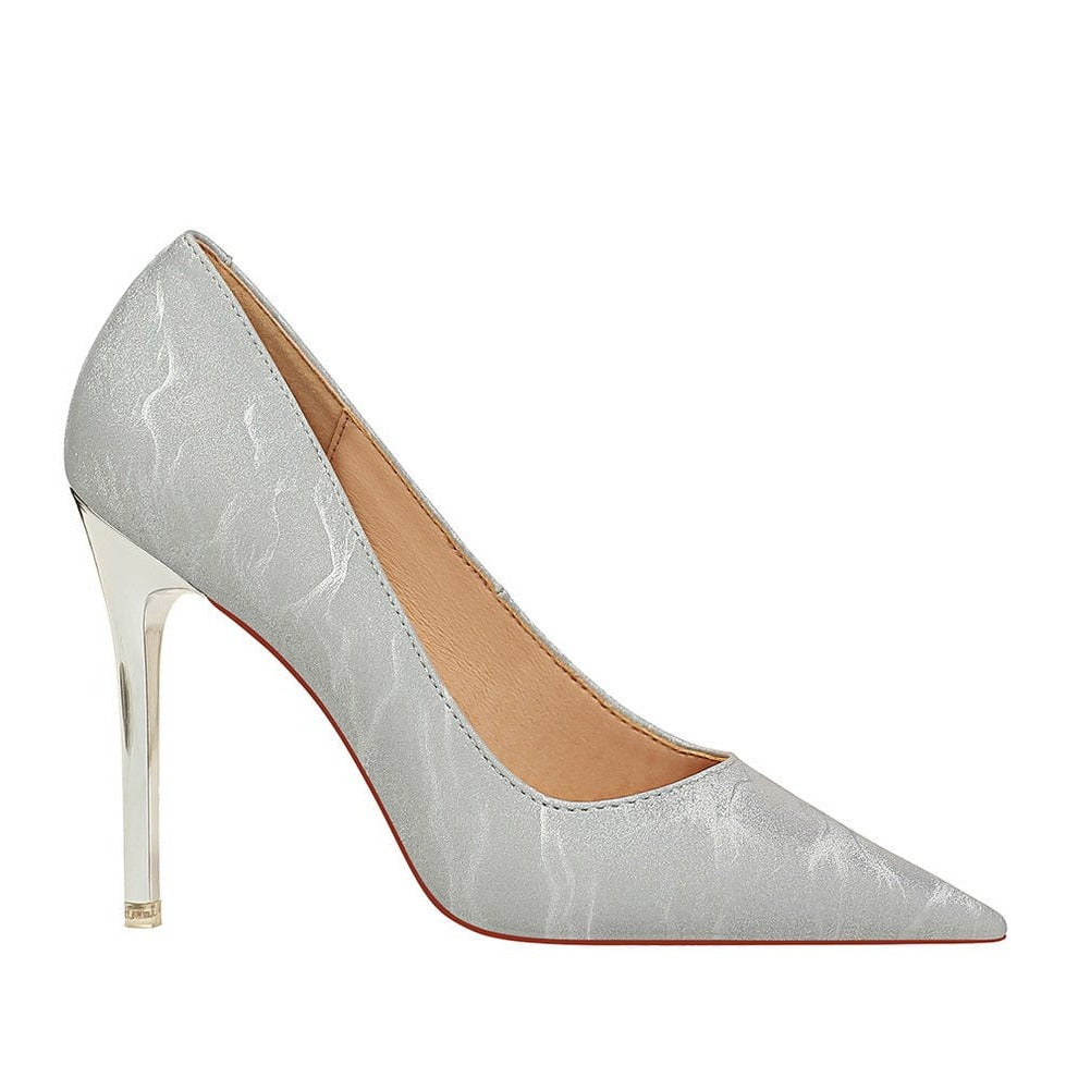 Point Toe Stiletto Heeled Pumps Newgew