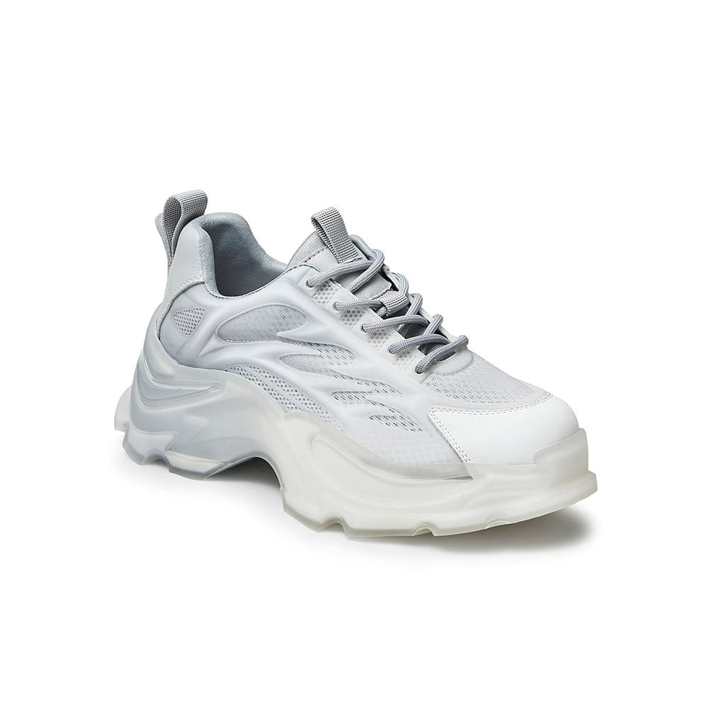 Colorblock Lace-up	Front Chunky Sneakers Newgew
