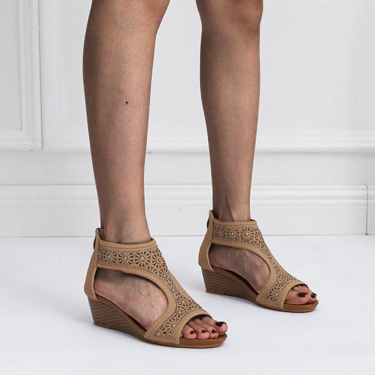 Hollow Wedge Sandals Newgew