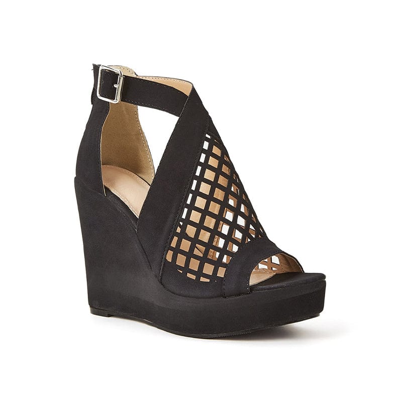 Peep Toe Wedge Heel Sandals Newgew
