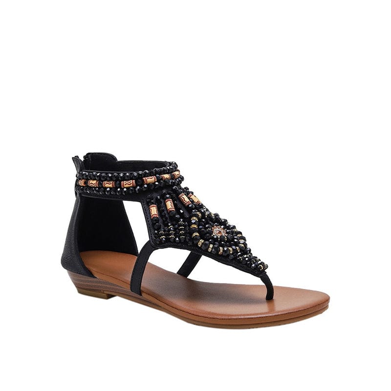 Crystal Wedge Sandals Newgew