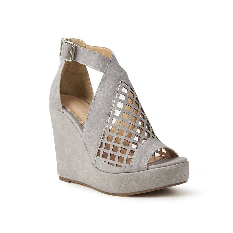 Peep Toe Wedge Heel Sandals Newgew