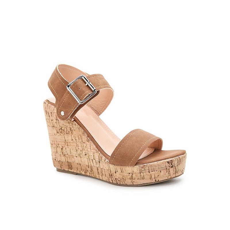 Buckle Platform Sandals Newgew