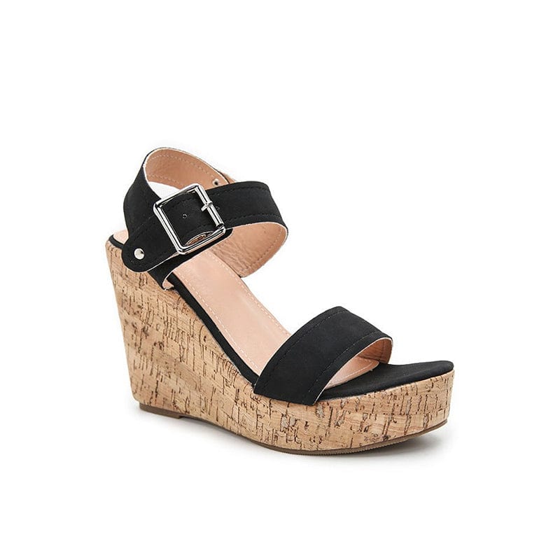 Buckle Platform Sandals Newgew