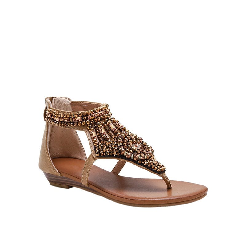 Crystal Wedge Sandals Newgew
