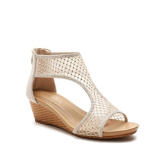 Mesh Wedge Sandals Newgew