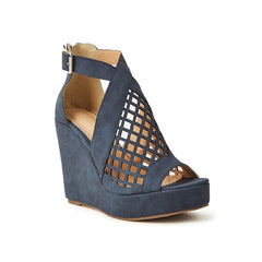 Peep Toe Wedge Heel Sandals Newgew