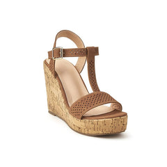 Peep Toe Wedge Heel Sandals Newgew