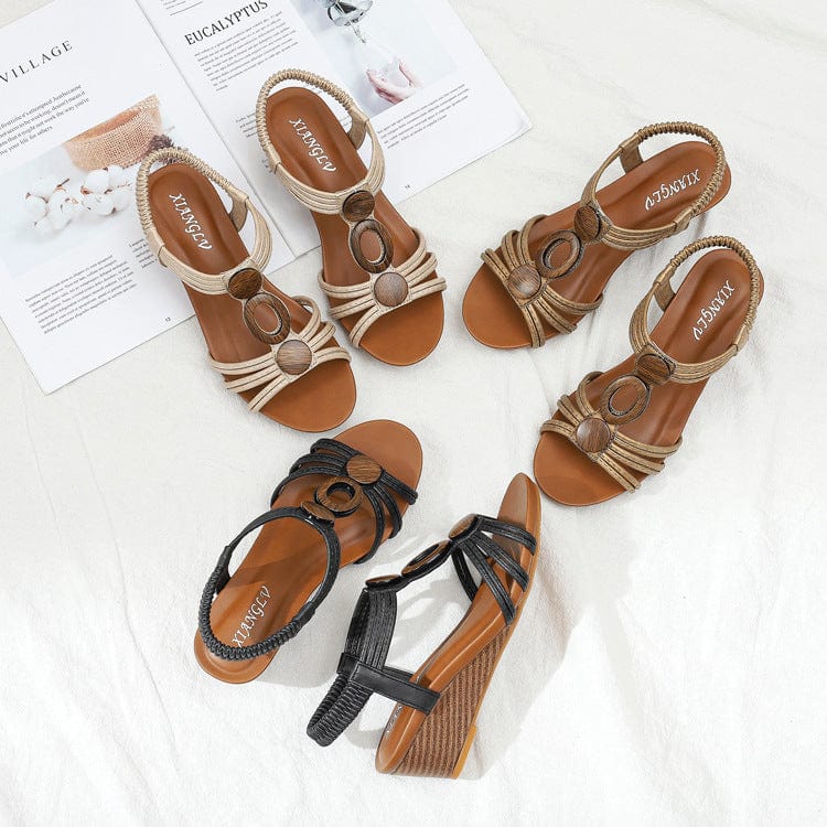 Platform Heel Wedge Heel Sandals Newgew
