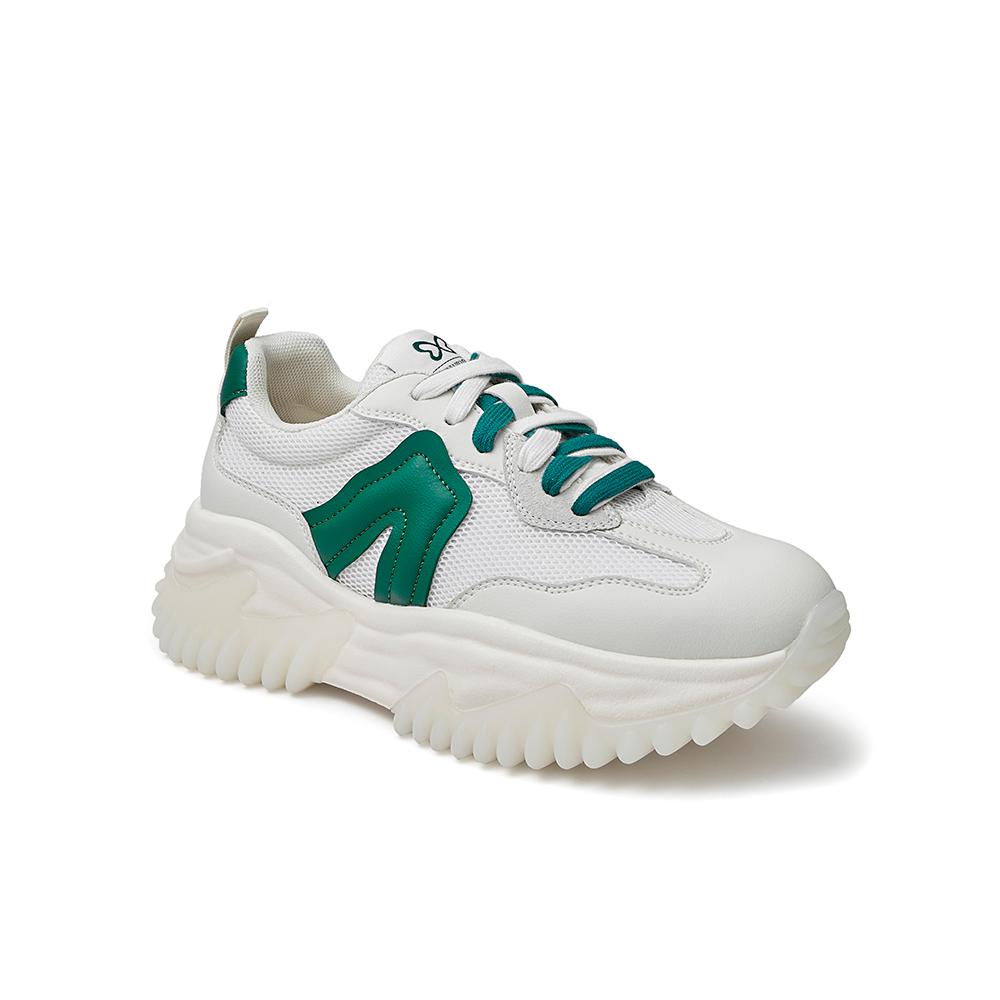 Front Lace-up Platform Sneakers Newgew