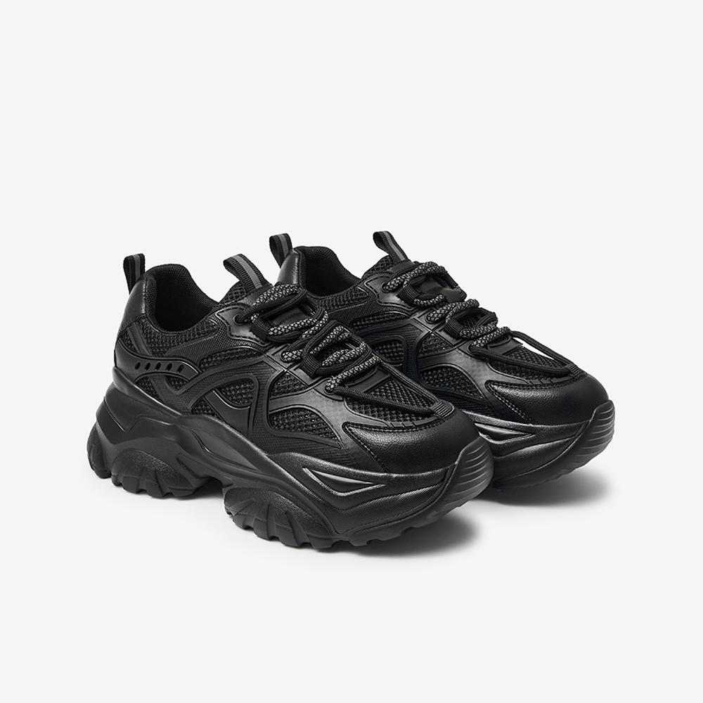 Front Lace-up Thick-soled Sneakers Newgew
