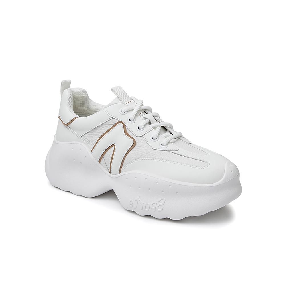 Front Lace-up Platform Sneakers Newgew