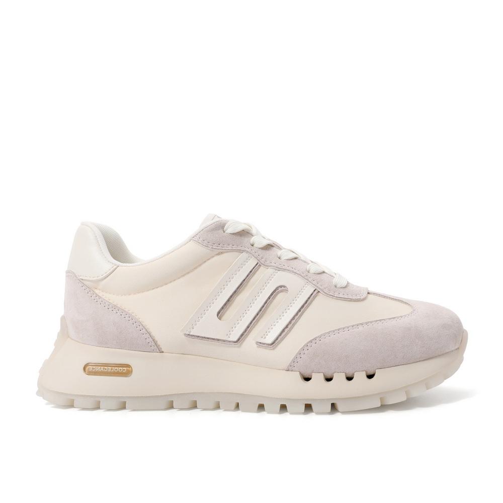 Front Lace-up Retro Color Block Sneakers Newgew