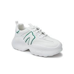 Front Lace-up Platform Sneakers Newgew