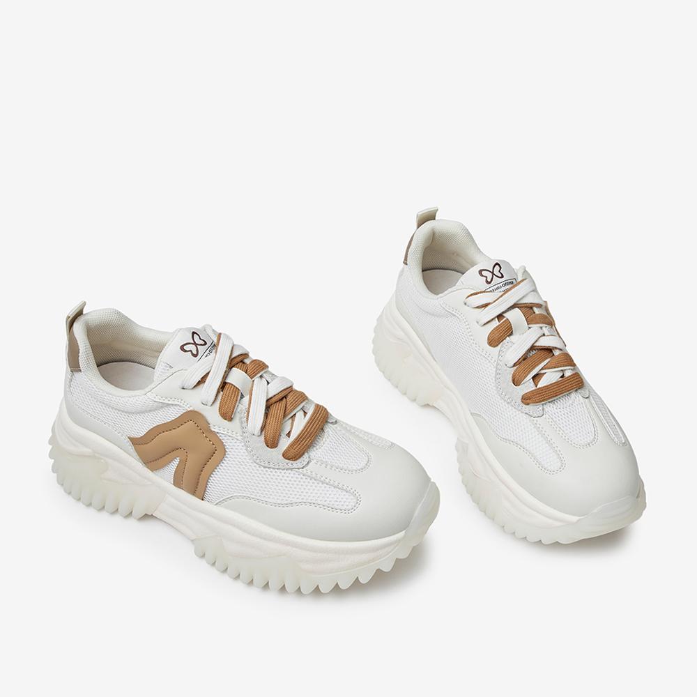 Front Lace-up Platform Sneakers Newgew
