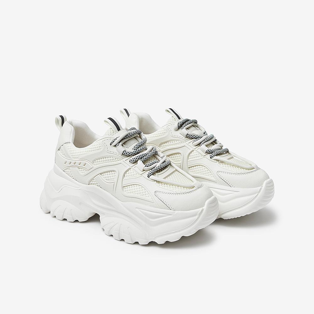 Front Lace-up Thick-soled Sneakers Newgew