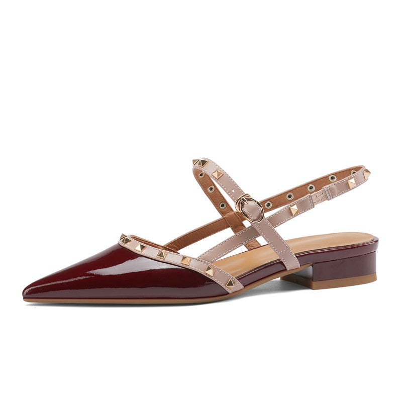 Charlotte Rivet Slingback Flats NEW GEW