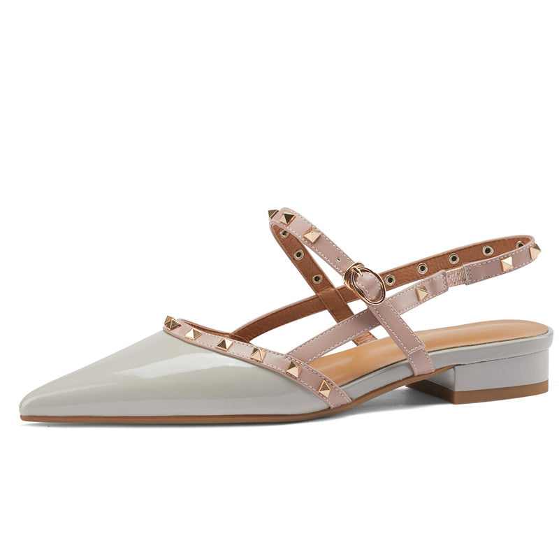 Charlotte Rivet Slingback Flats NEW GEW