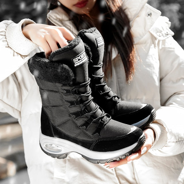 Winter Mid-Calf Snow Boots Newgew