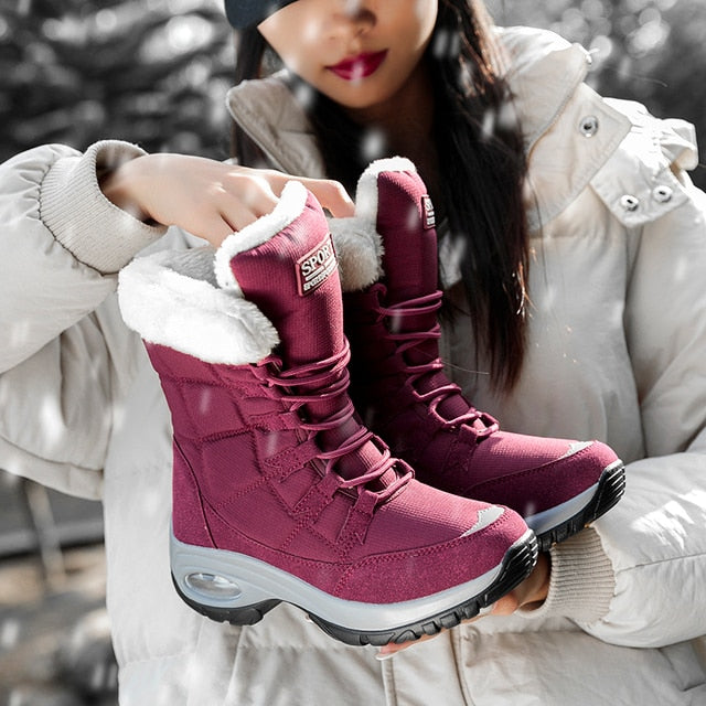 Winter Mid-Calf Snow Boots Newgew
