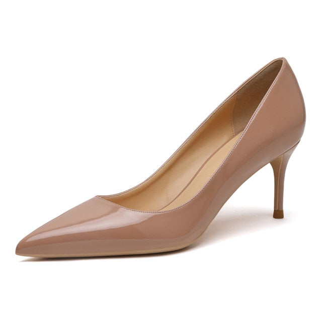 Patent Leather High Heel Shoes Newgew