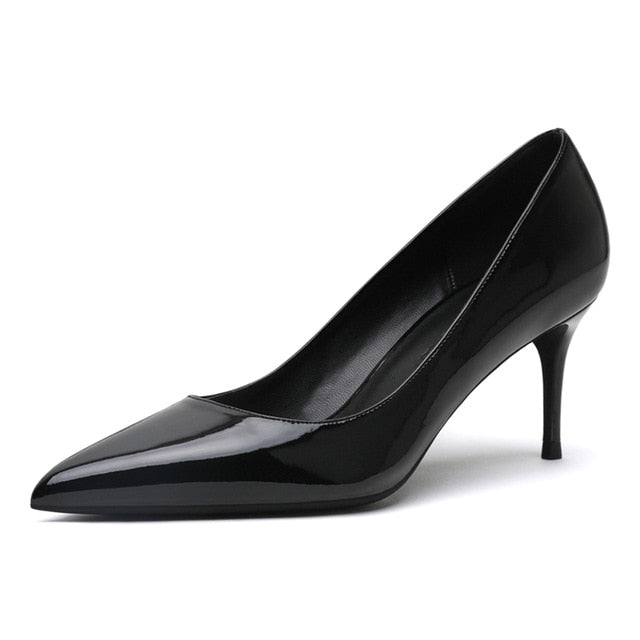 Patent Leather High Heel Shoes Newgew
