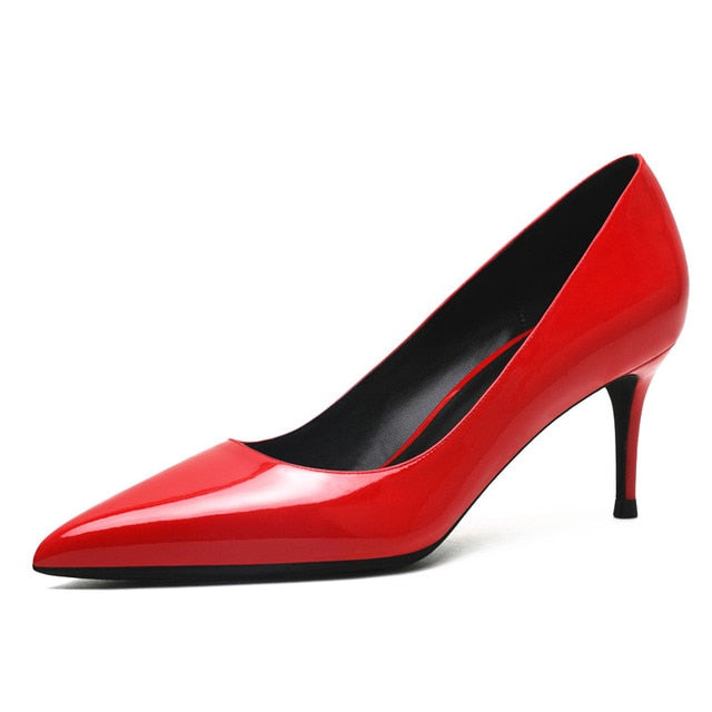 Patent Leather High Heel Shoes Newgew