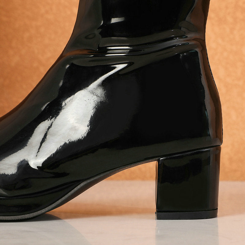 Leather Waterproof Knee High Boots 5-10.5 Newgew