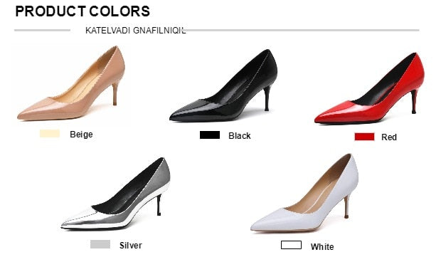 Patent Leather High Heel Shoes Newgew