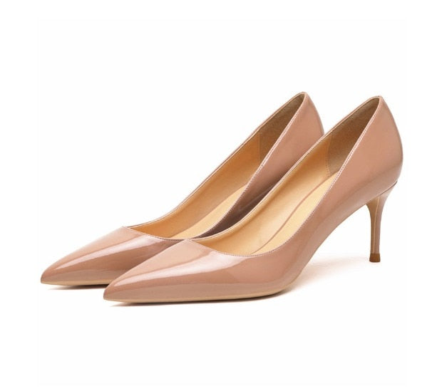 Patent Leather High Heel Shoes Newgew