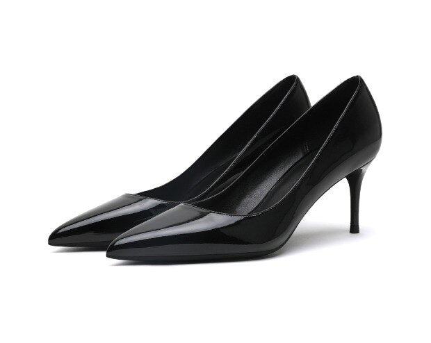 Patent Leather High Heel Shoes Newgew