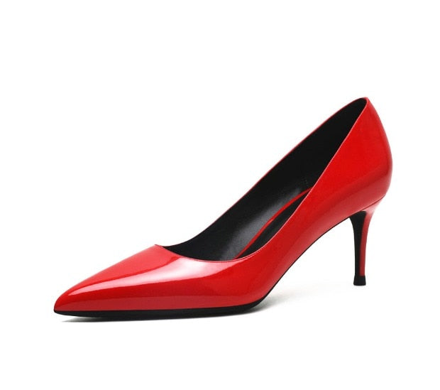 Patent Leather High Heel Shoes Newgew