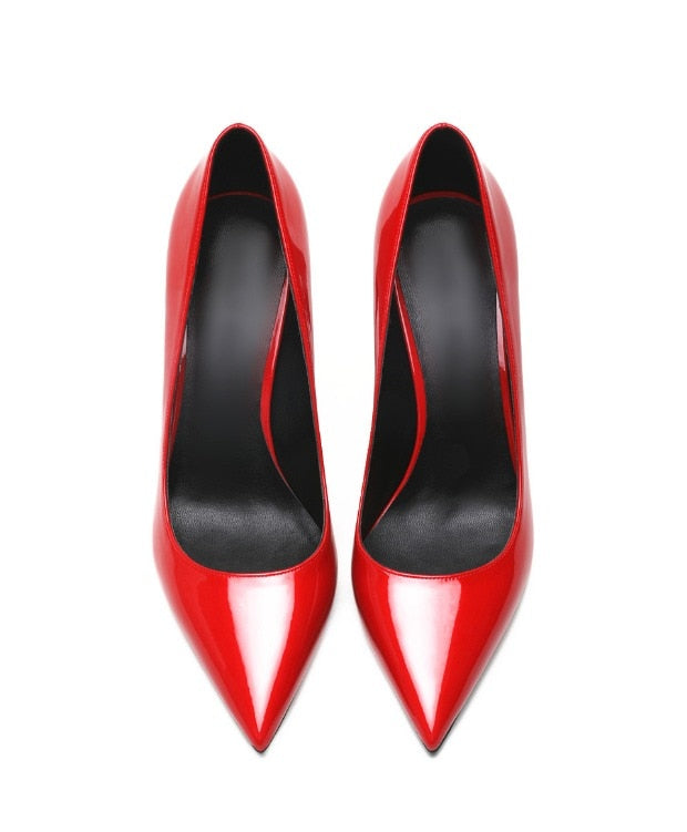 Patent Leather High Heel Shoes Newgew