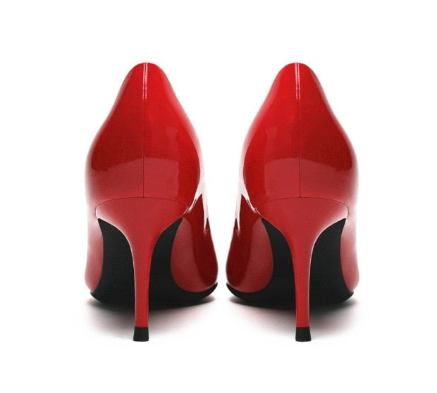 Patent Leather High Heel Shoes Newgew