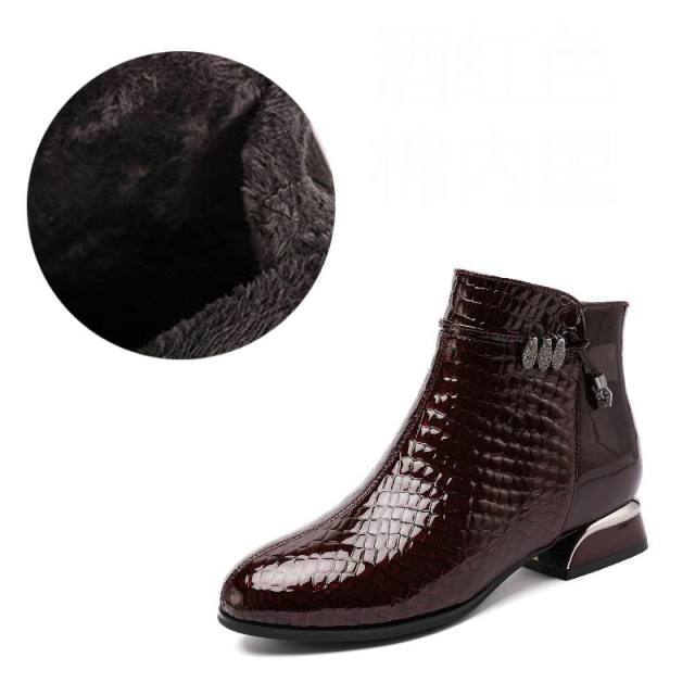 Ankle Boots Genuine Leather Newgew