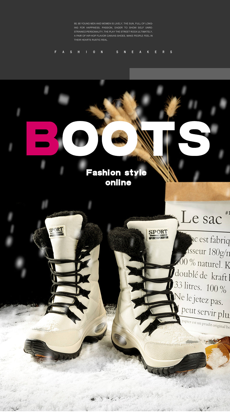 Winter Mid-Calf Snow Boots Newgew